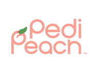 pedi peach